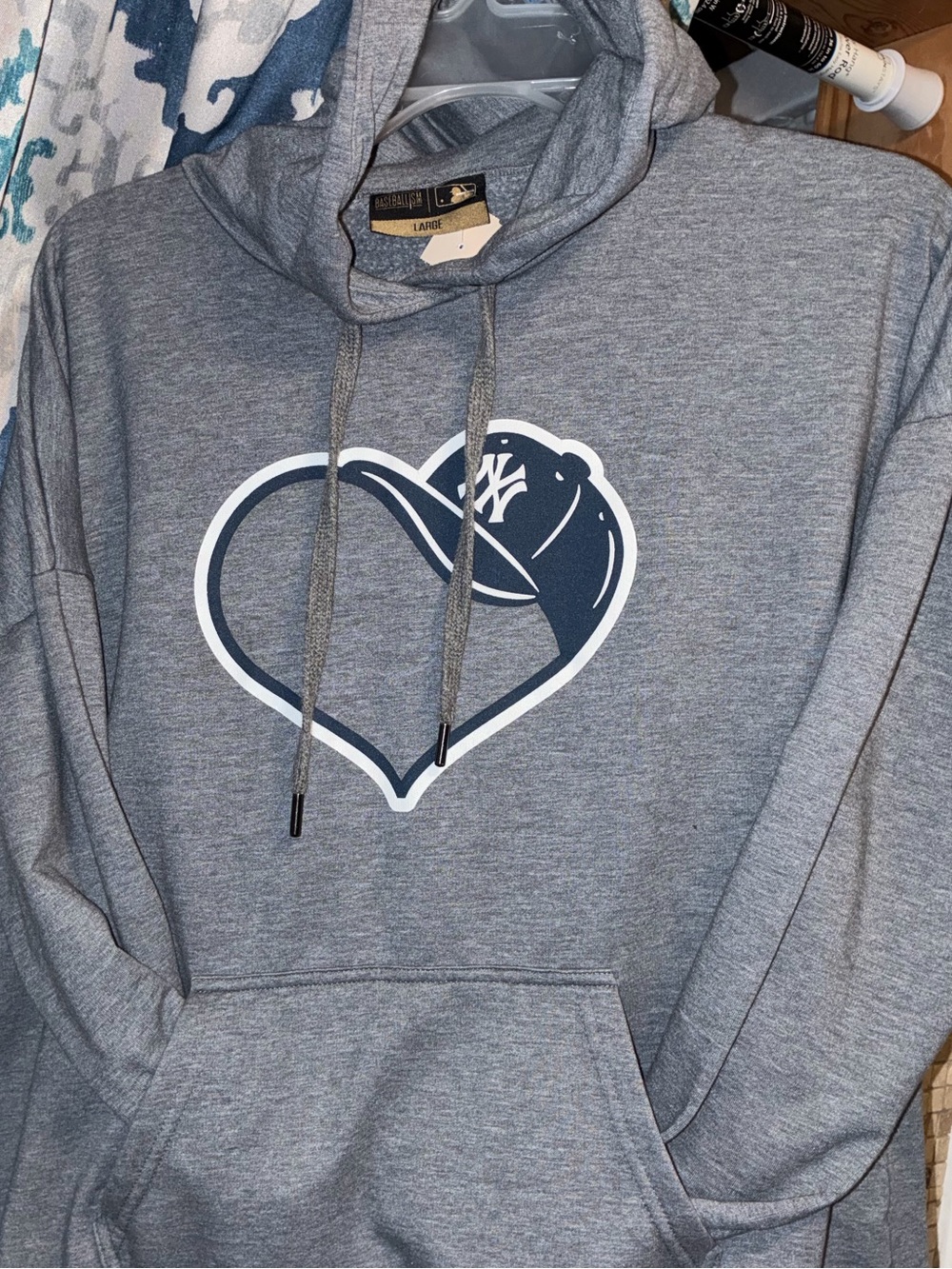 Unique NY Yankees hoodie- Women’s Large